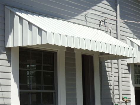 old style metal awnings